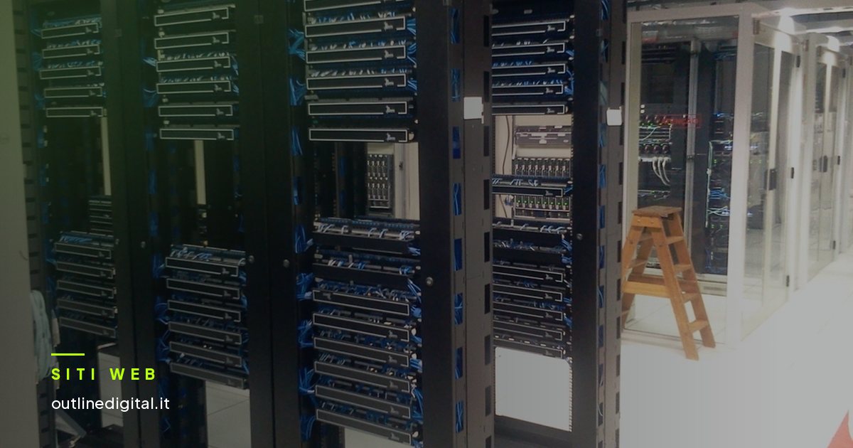 Armadi di server in un centro dati